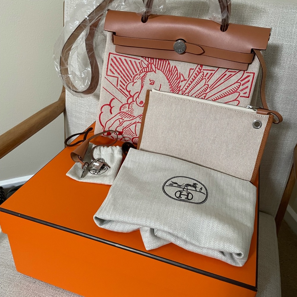 Brand new limited edition Hermès Pegasus Herbag - Picture 10 of 11
